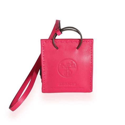 Hermès Bag Charm Milo Rose Mexico 